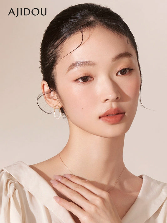 Ajidou Retro Women's Best Selling Unique Pearl Earrings