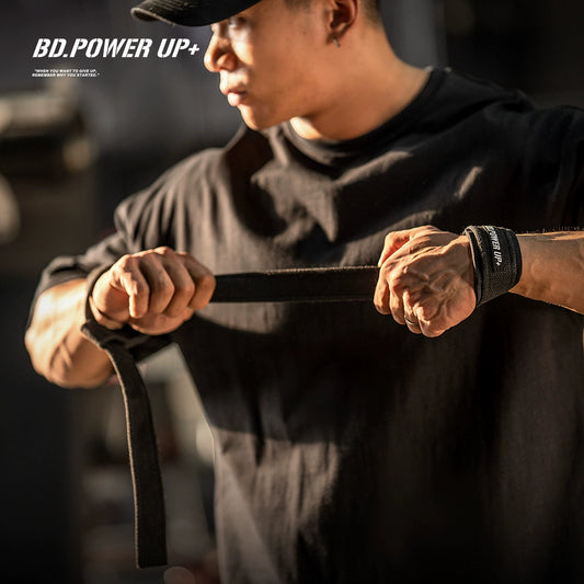 BD Bodybuilding Station Booster Stripe Men's and Women's Fitness Shirt