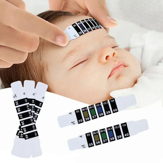 10/20Pcs Forehead Head Strip Thermometer